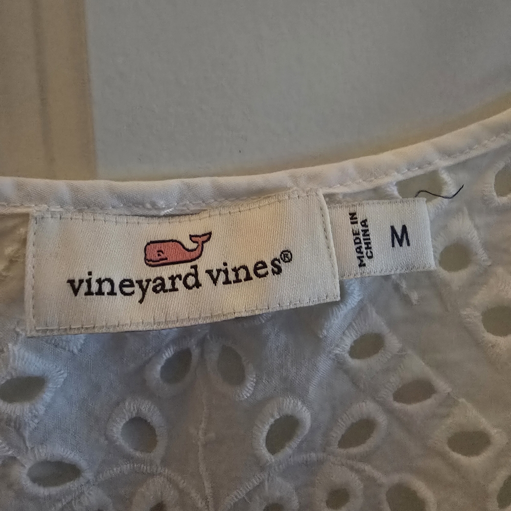 Vineyard Vines White Eyelet Top